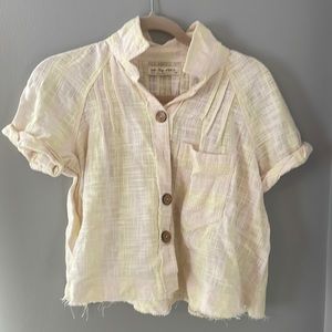 free people Cute white blouse top